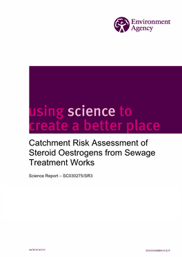 Catchment Risk Assessment of Steroid Oestrogens from Sewage Treatment Works