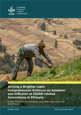 Shining a Brighter Light: Comprehensive Evidence on Adoption and Diffusion of CGIAR-Related Innovations in Ethiopia