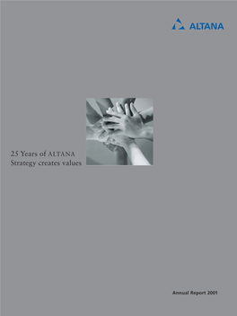 25 Years of ALTANA Strategy Creates Values