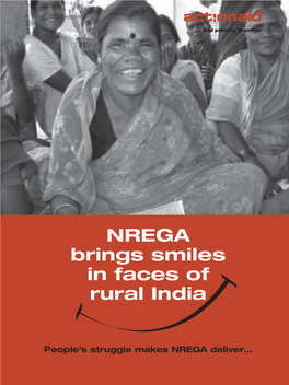 NREGA Brings Smiles in Faces of Rural India