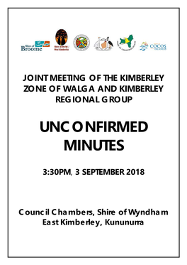 Minutes of Kimberley Regional Group