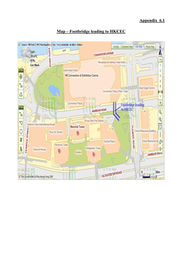 Appendix 6.1 Map – Footbridge Leading to HKCEC