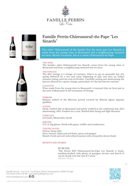 Famille Perrin Châteauneuf-Du-Pape 