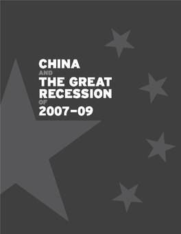 Global Financial Crisis and the Chinese Response