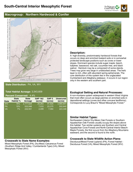 South-Central Interior Mesophytic Forest