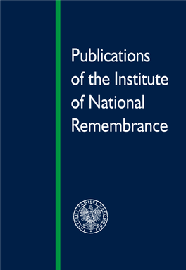 Publications of the Institute of National Remembrance