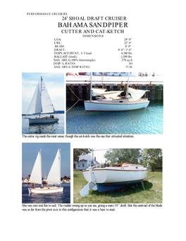 24' Shoal Draft Cruiser