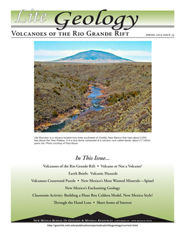 Volcanoes in the Rio Grande Rift
