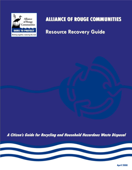Alliance of Rouge Communities (ARC) Resource Recovery Guide