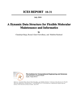 A Dynamic Data Structure for Flexible Molecular Maintenance and Informatics