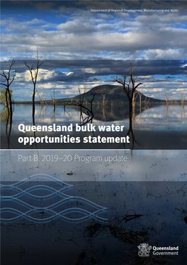 Queensland Bulk Water Opportunities Statement: Part B