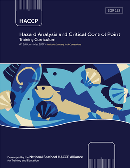 Hazard Analysis and Critical Control Point Training Curriculum 6Th Edition – May 2017 – Includes January 2019 Corrections