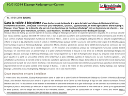 10/01/2014 Elzange Kedange-Sur-Canner