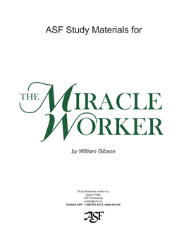 The Miracle Worker