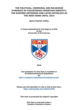 Quinn P. Coffey Phd Thesis