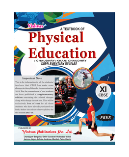 Physical Education SUPPLEMENTARY RELEASE