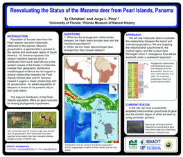 Ty Christian1 and Jorge L. Pino1,2 1University of Florida; 2Florida Museum of Natural History