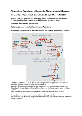 Hesse Via Strasbourg Und Saverne