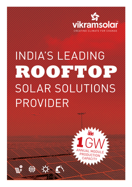 India's Leading Solar Solutions Provider