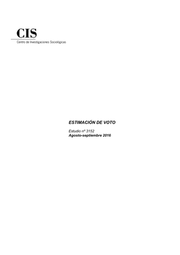 Estimación De Voto