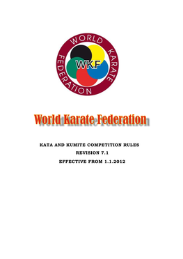 World Karate Federation (Wkf)