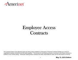 Employee Access Contracts