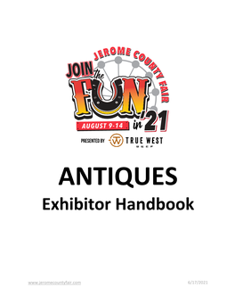 Antiques Handbook