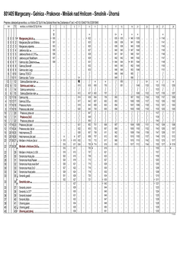 801405 Margecany - Gelnica - Prakovce - Mníšek Nad Hnilcom - Smolník - Úhorná