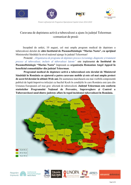 Caravana De Screening TB Incepe Testarea in Judetul Teleorman