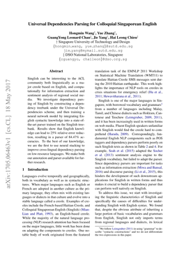 Universal Dependencies Parsing for Colloquial Singaporean English