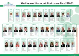 Ward by Ward Directory of District Councillors 2014/15