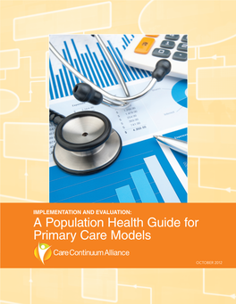A Population Health Guide for Primary Care Models
