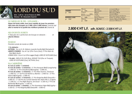 LORD DU SUD Gr