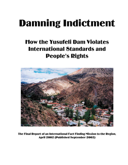 How the Yusufeli Dam Violates International Standards and People’S Rights