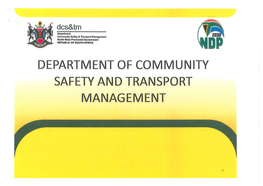 Department of Community Safety and Transport