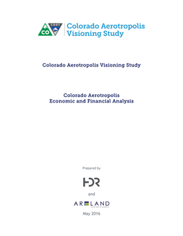 Colorado Aerotropolis Economic and Financial Analysis