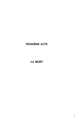 Troisième Acte