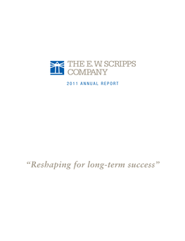 “Reshaping for Long-Term Success” Operating Revenues (Continuing Operations) (Dollars in Millions)