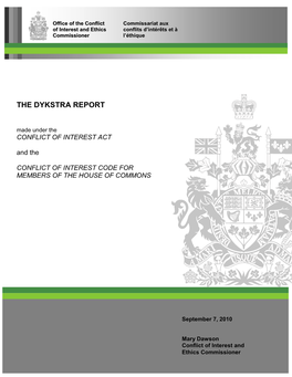 The Dykstra Report