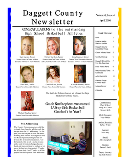 Daggett County Newsletter