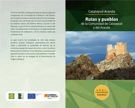 Rutas Y Pueblos Las Diversas Sierras Del Sistema Ibérico, Incluida La Del De La Comunidad De Calatayud Moncayo, Y Por Ser Tierras Pertenecientes a La Cuenca Del Jalón