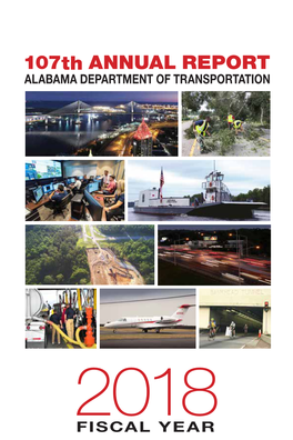 107Th ANNUAL REPORT ALABAMA DEPARTMENT of TRANSPORTATION