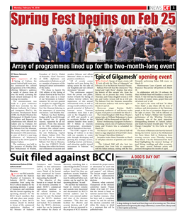 Spring Fest Begins on Feb 25