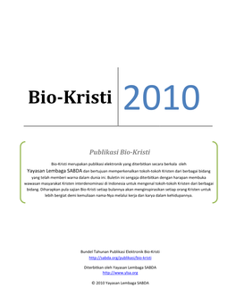 Bio-Kristi 2010