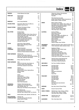 Triumph TR2 TR3 TR3A TR4 TR4A Moss Parts Catalogue