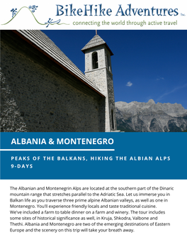 DI Peaks of the Balkans, Hiking the Albanian Alps 9