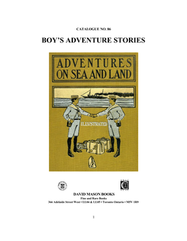 Boy's Adventure Stories