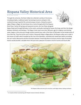 Rispana Valley Historical Area by William Stichter*