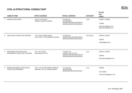 Civil & Structural Consultant