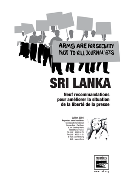 01•Rapport Sri Lanka Fr.Indd